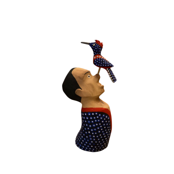 Homem com pássaro 01